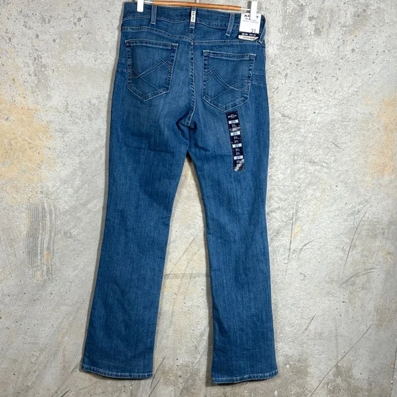 ARIAT WOMEN'S R.E.A.L. MID RISE PATRICIA BOOTCUT JEANS - Picture 3 of 9